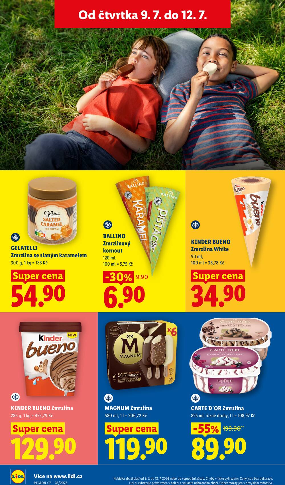 Lidl Čtvrtek od 9.7. do 12.7.2026