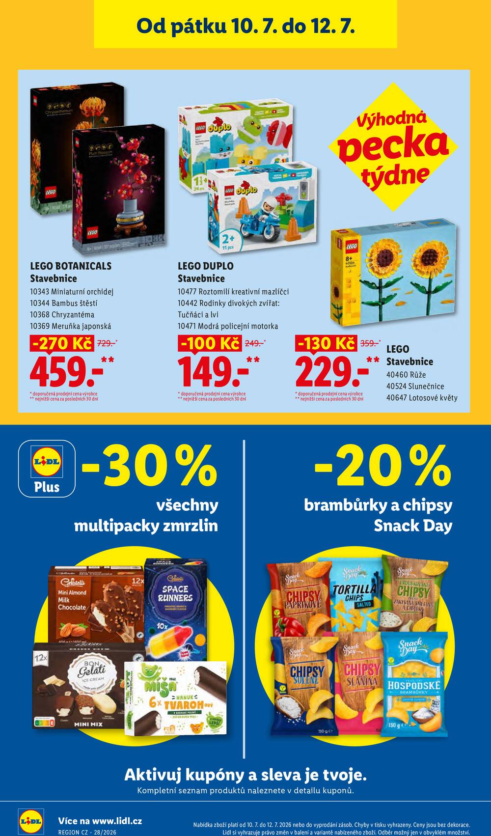 Lidl Čtvrtek od 9.7. do 12.7.2026