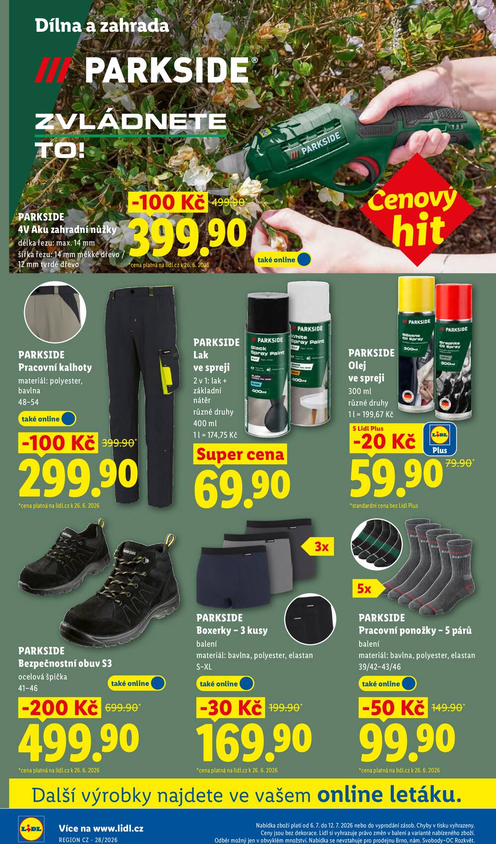 Leták Lidl - Lidl Spotřební zboží 6.7. 12.7. - strana 8