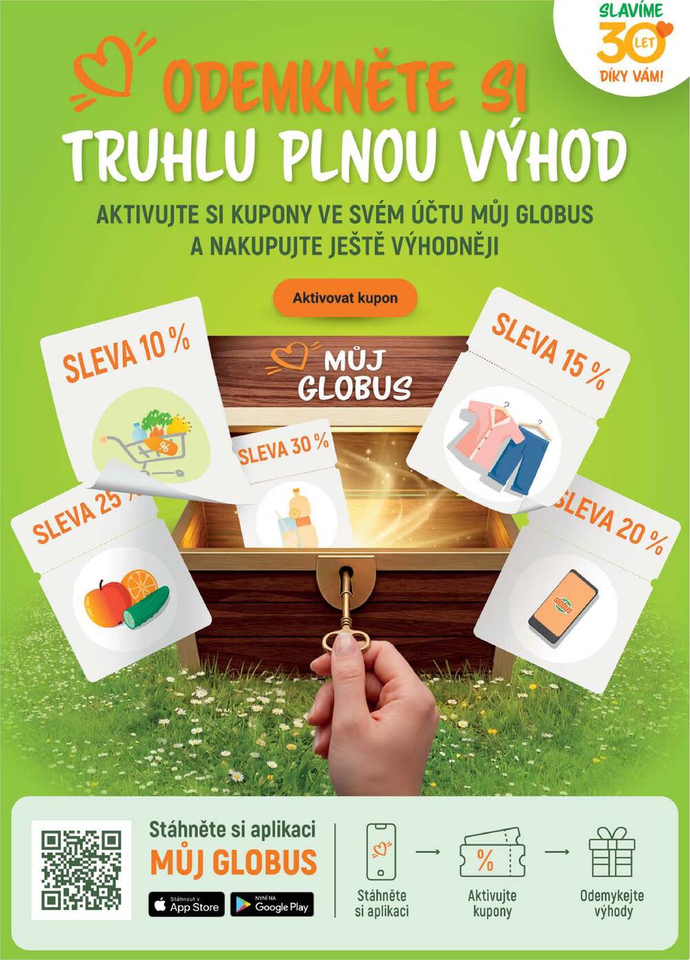 Akční leták Globus 8.7. - 14.7.2026 - Globus Praha - Centrum Černý Most
