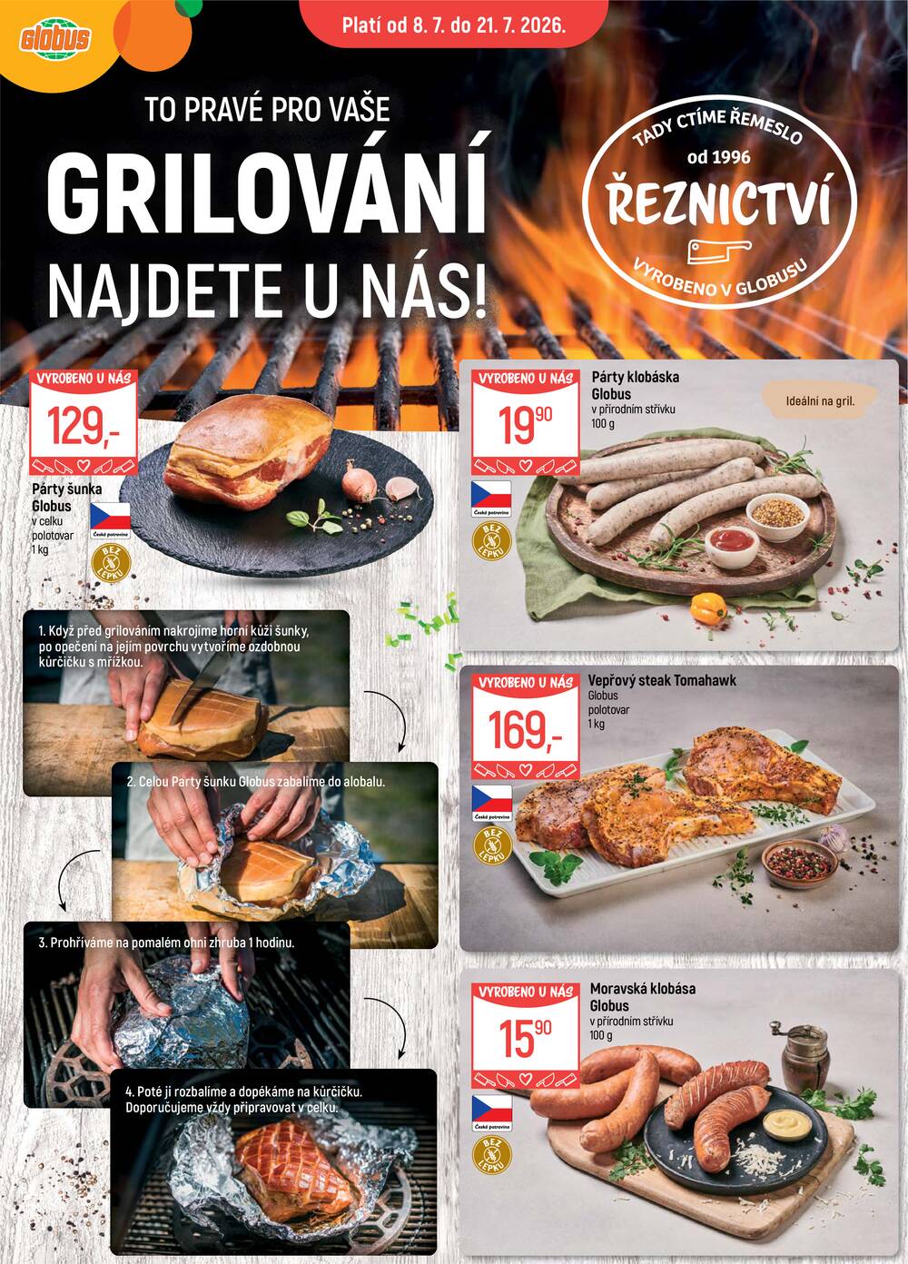 Akční leták Globus 8.7. - 14.7.2026 - Globus Opava