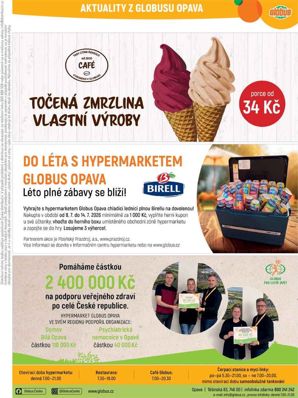 Akční leták Globus 8.7. - 14.7.2026 - Globus Opava