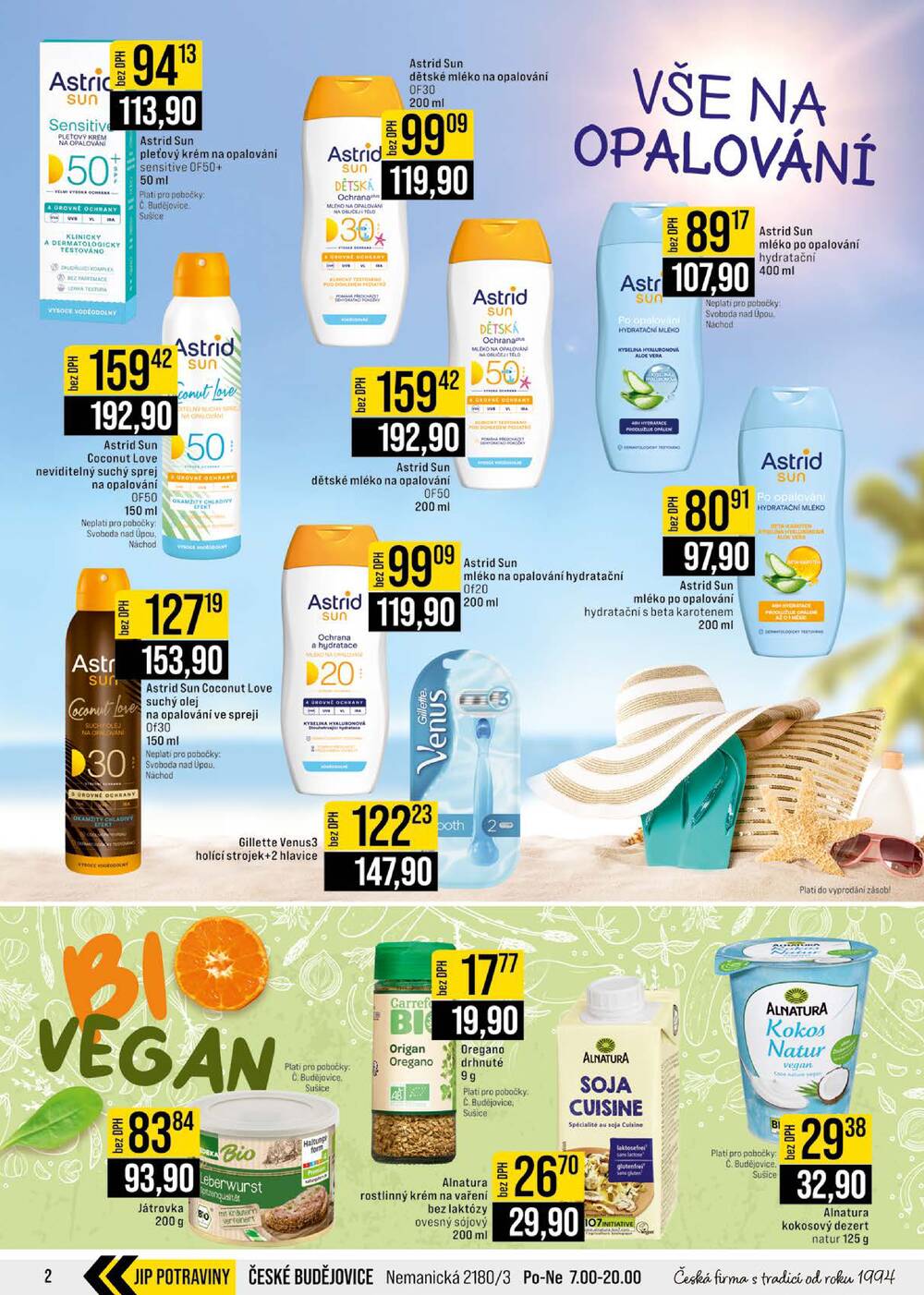 Leták JIP - JIP Cash & Carry České Budějovice, Most, Náchod, Polička, Sušice a Svoboda nad Úpou od 8.7. do 14.7.2026 - strana 2 Leták JIP - JIP Cash & Carry České Budějovice, Most, Náchod, Polička, Sušice a Svoboda nad Úpou od 8.7. do 14.7.2026 - strana 2