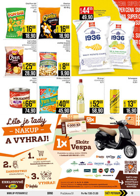 JIP Cash & Carry České Budějovice, Most, Náchod, Polička, Sušice a Svoboda nad Úpou od 8.7. do 14.7.2026