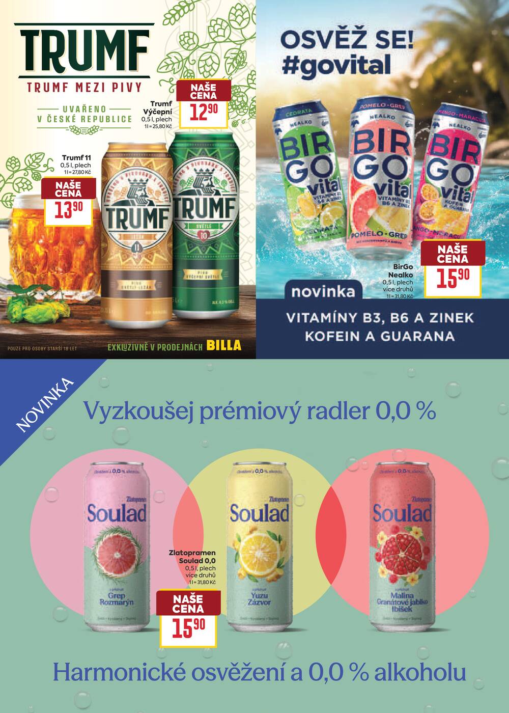 Leták BILLA - Billa katalog Pivo od 15.7. do 29.9.2026 - strana 3 Leták BILLA - Billa katalog Pivo od 15.7. do 29.9.2026 - strana 3