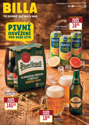 Leták Billa katalog Pivo od 15.7. do 29.9.2026