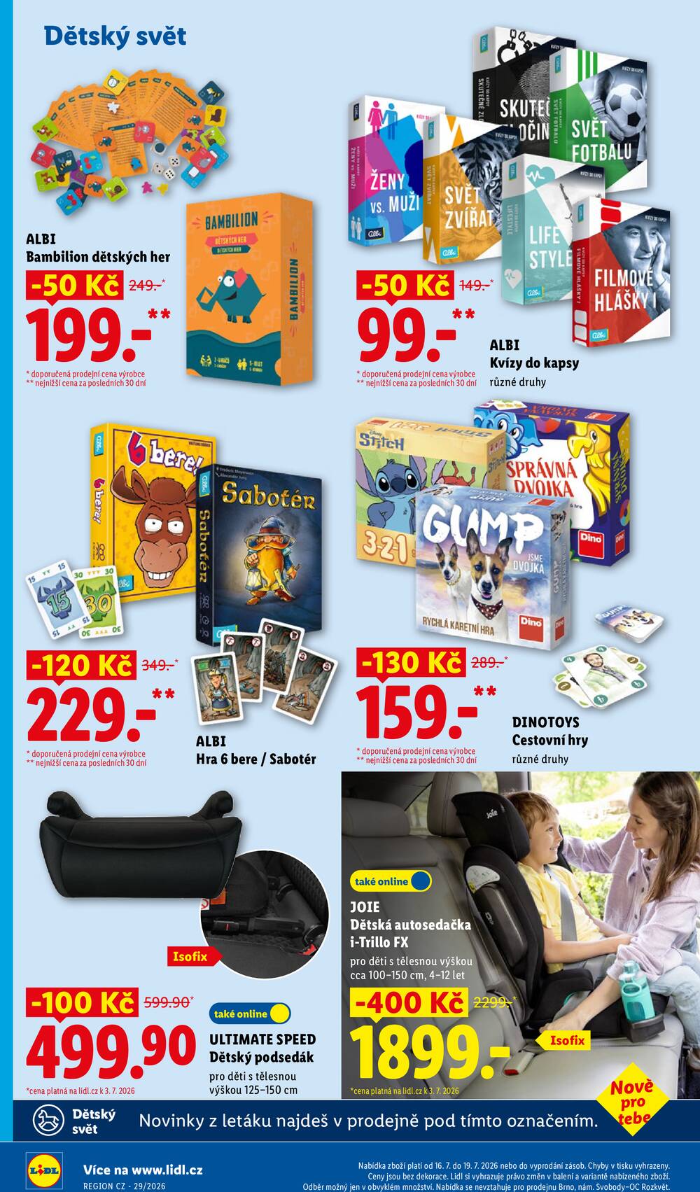 Lidl Čtvrtek od 16.7. do 19.7.2026
