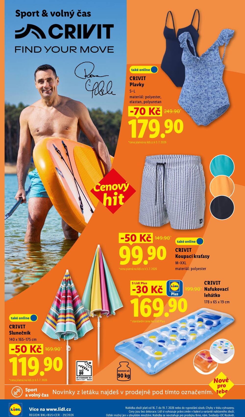Lidl Čtvrtek od 16.7. do 19.7.2026