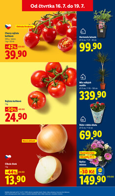 Lidl Čtvrtek od 16.7. do 19.7.2026