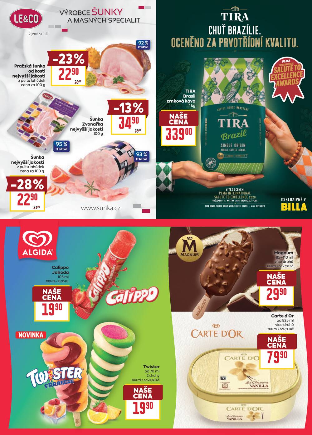 BILLA od 15.7. do 21.7.2026