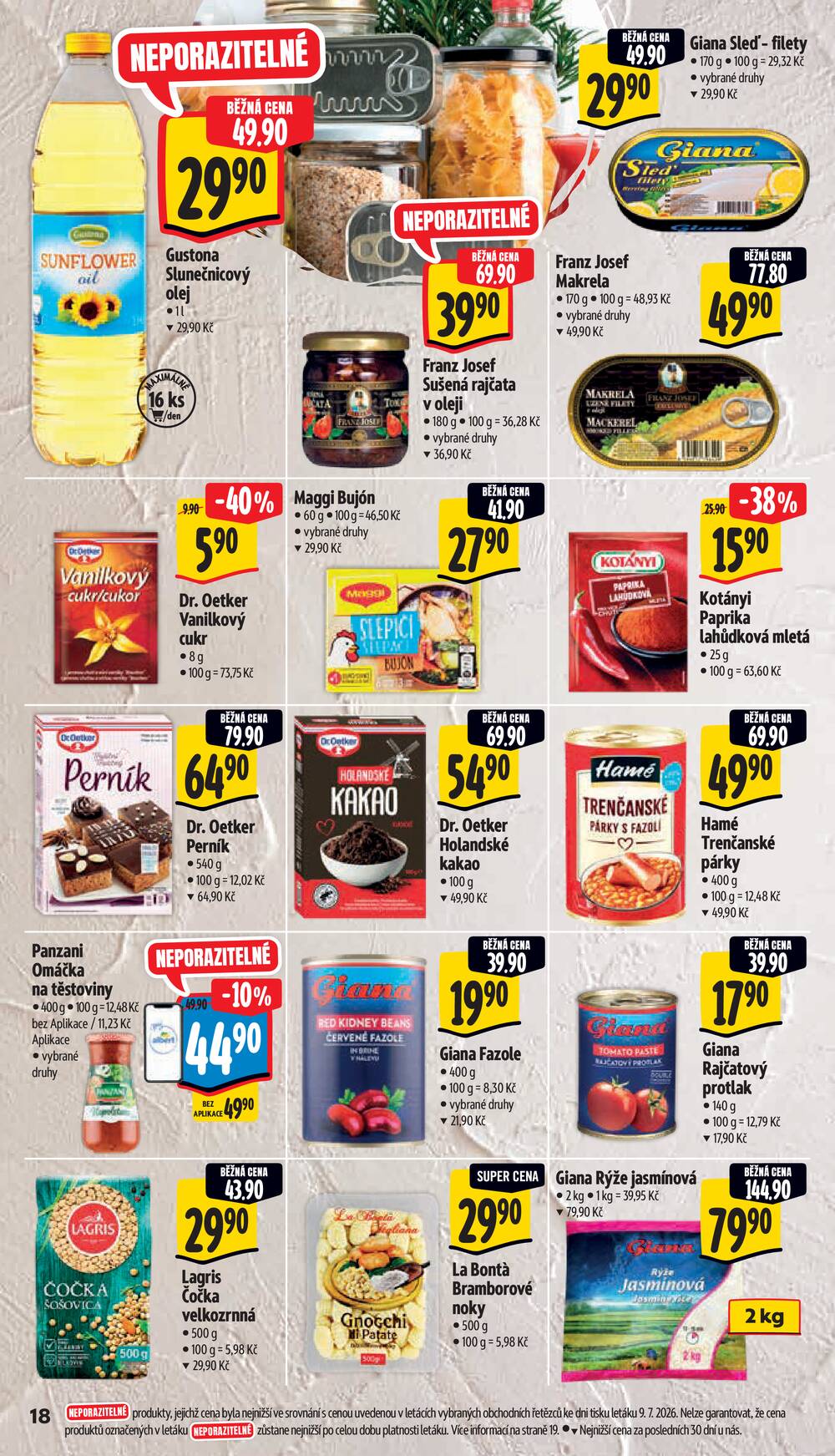 Albert Supermarket od 15.7. do 21.7.2026