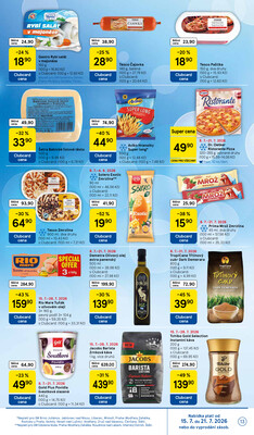 Tesco supermarkety od 15.7. do 21.7.2026