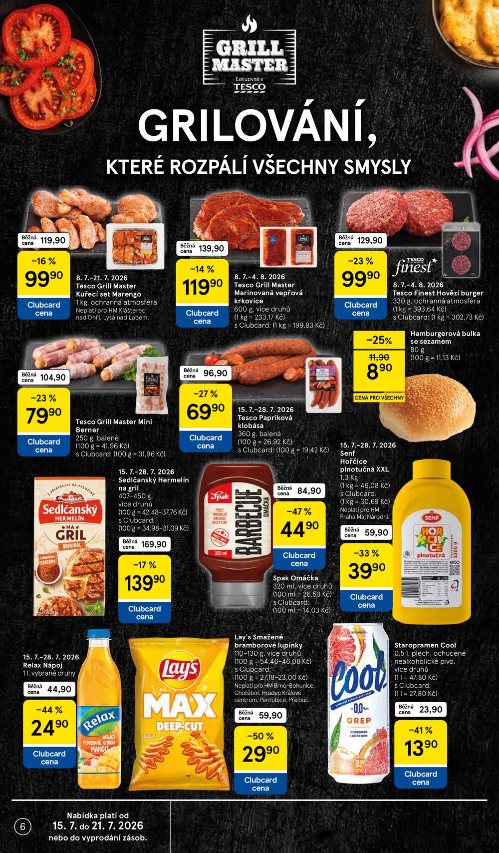 Leták Tesco - Tesco malé hypermarkety od 15.7. do 21.7.2026 - strana 6 Leták Tesco - Tesco malé hypermarkety od 15.7. do 21.7.2026 - strana 6