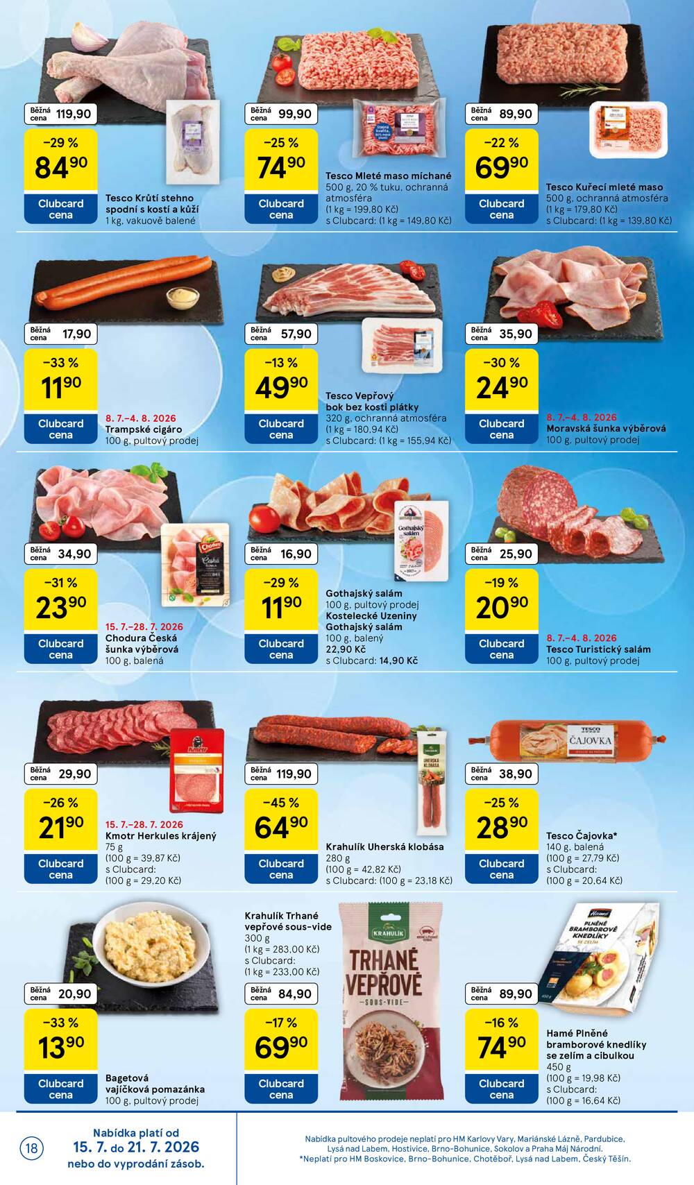 Leták Tesco - Tesco malé hypermarkety od 15.7. do 21.7.2026 - strana 18 Leták Tesco - Tesco malé hypermarkety od 15.7. do 21.7.2026 - strana 18