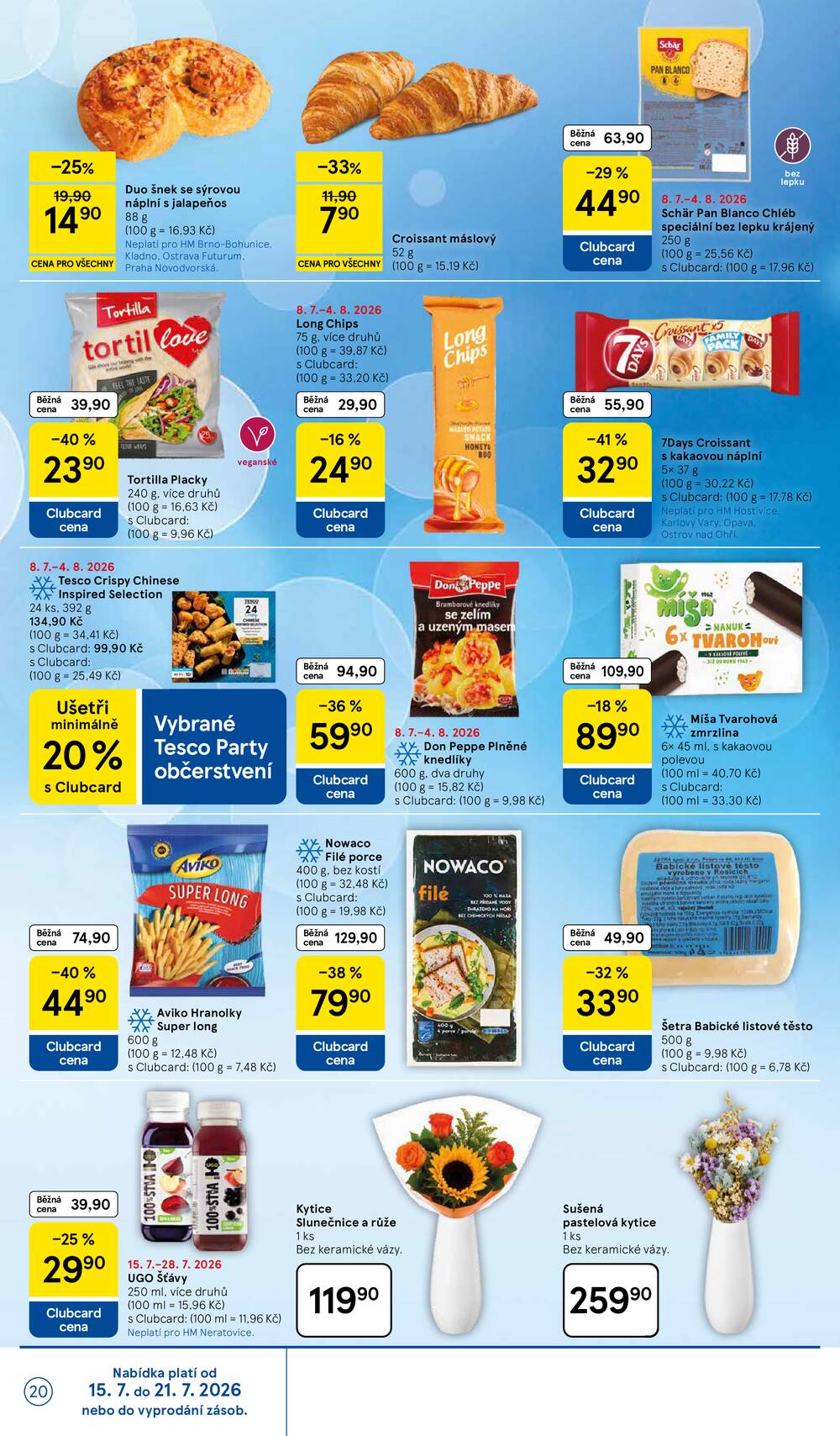Tesco malé hypermarkety od 15.7. do 21.7.2026