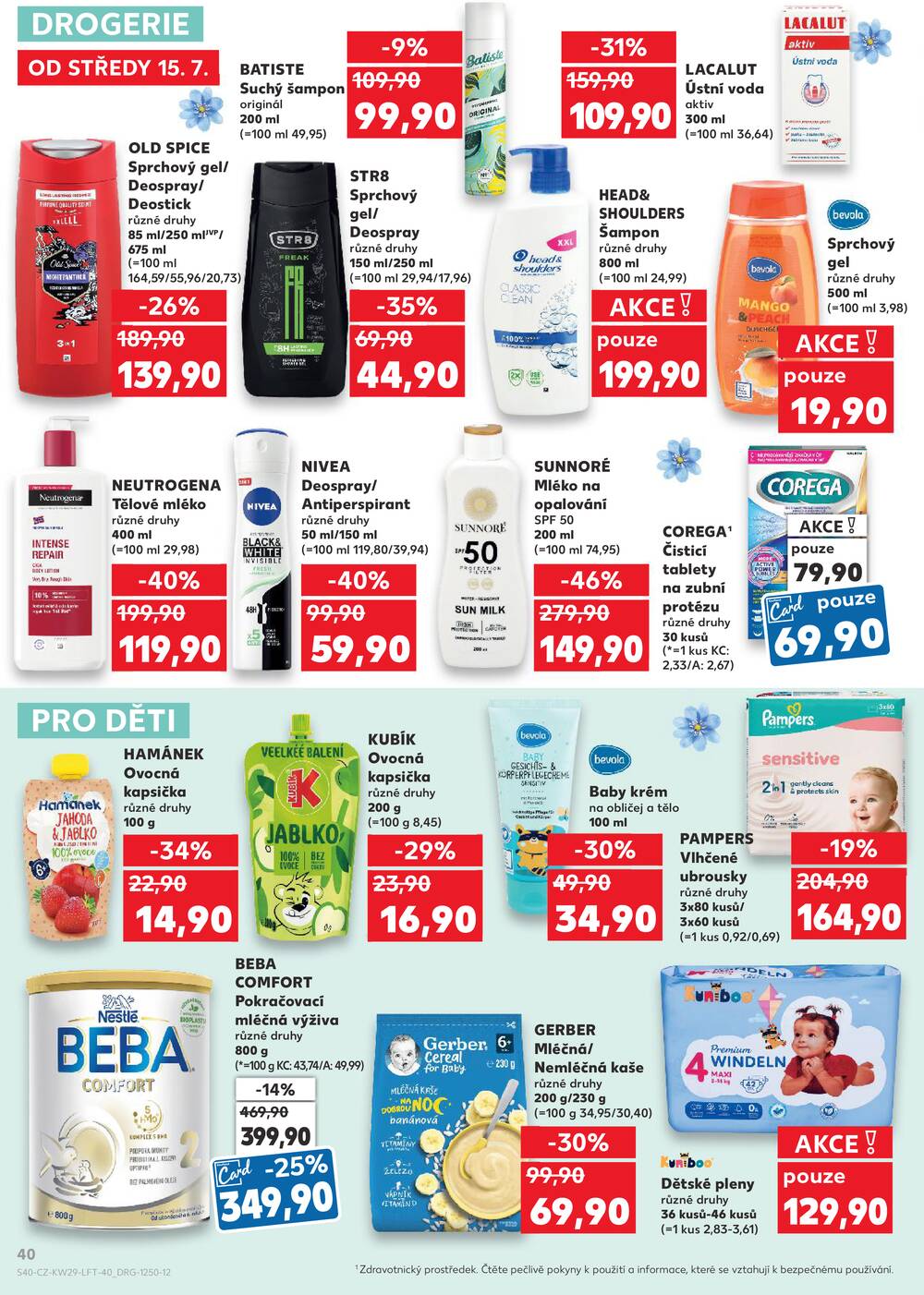 Leták Kaufland - Kaufland 15.7. - 21.7. - Kaufland - Domažlice - strana 40 Leták Kaufland - Kaufland 15.7. - 21.7. - Kaufland - Domažlice - strana 40