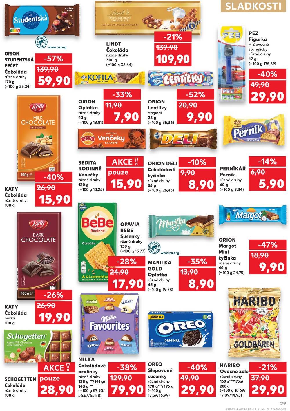 Leták Kaufland - Kaufland 15.7. - 21.7. - Kaufland Humpolec - strana 29 Leták Kaufland - Kaufland 15.7. - 21.7. - Kaufland Humpolec - strana 29
