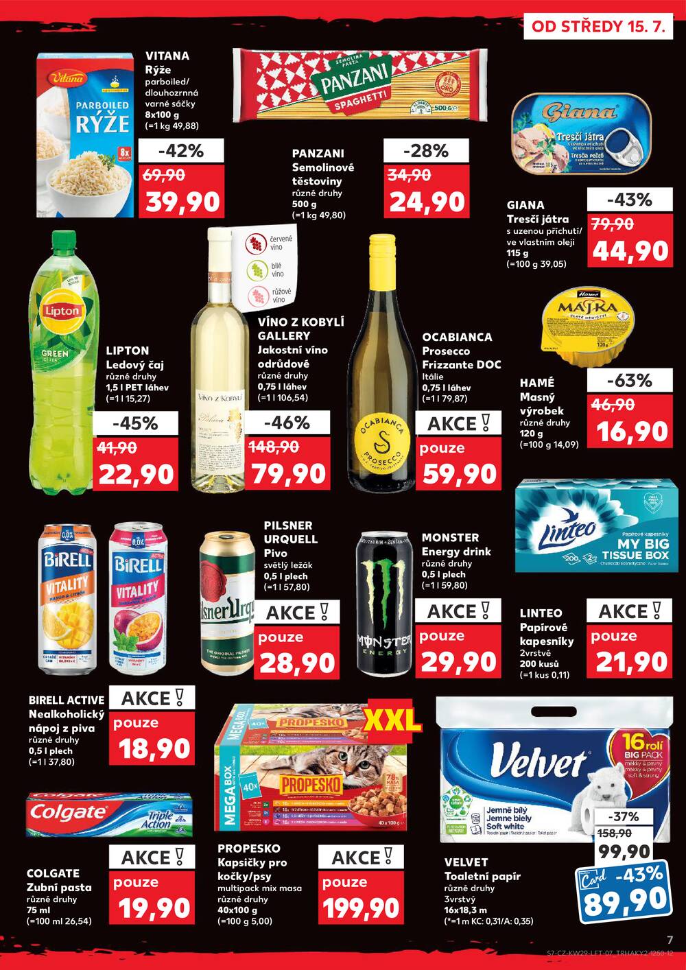 Leták Kaufland - Kaufland 15.7. - 21.7. - Kaufland - Veselí nad Moravou - strana 7