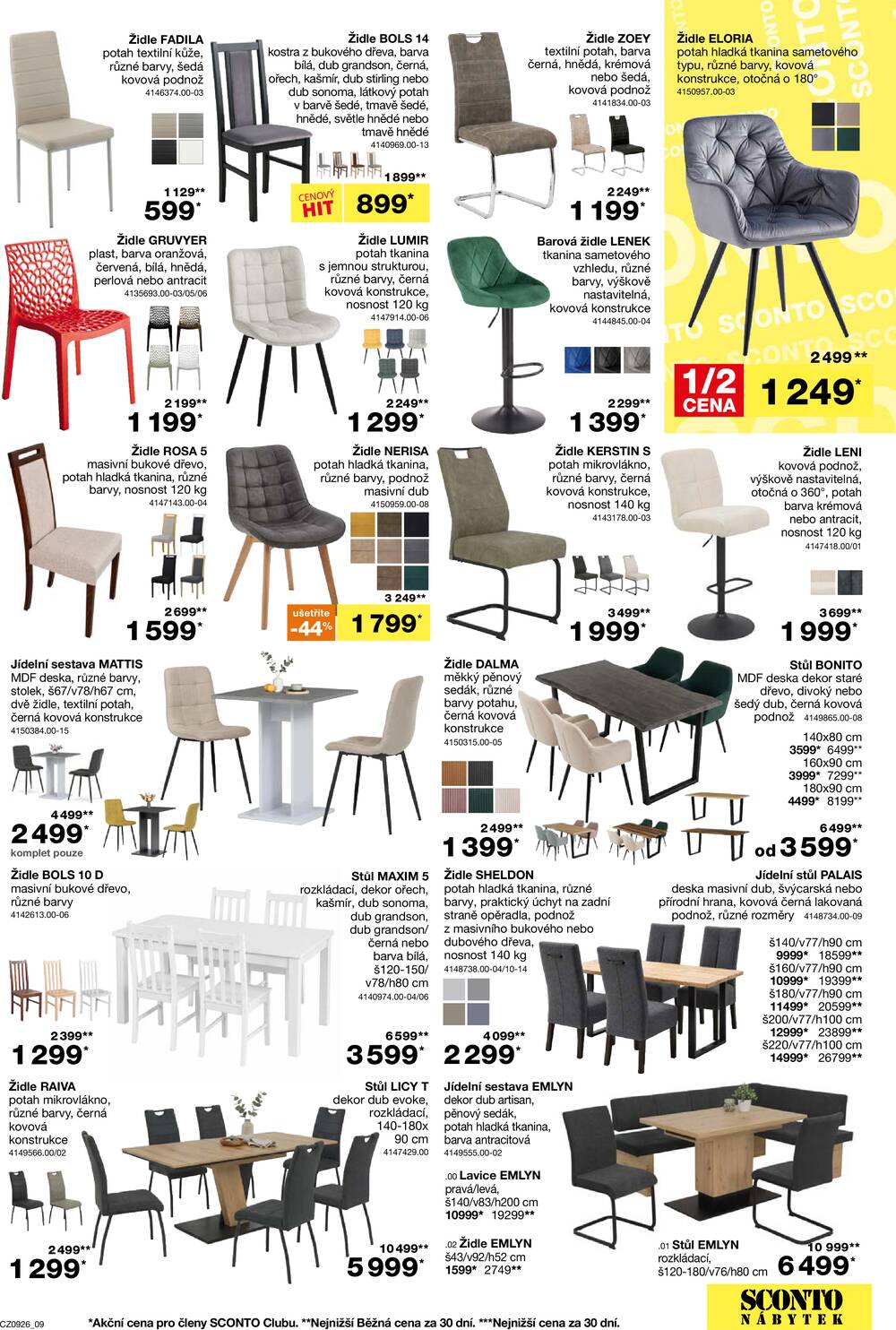 Leták SCONTO Nábytek - Sconto nábytek od 15.7. do 4.8.2026 - strana 9 Leták SCONTO Nábytek - Sconto nábytek od 15.7. do 4.8.2026 - strana 9