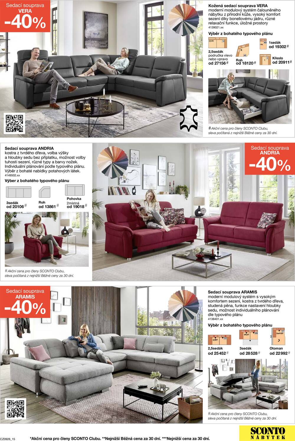 Leták SCONTO Nábytek - Sconto nábytek od 15.7. do 4.8.2026 - strana 15 Leták SCONTO Nábytek - Sconto nábytek od 15.7. do 4.8.2026 - strana 15