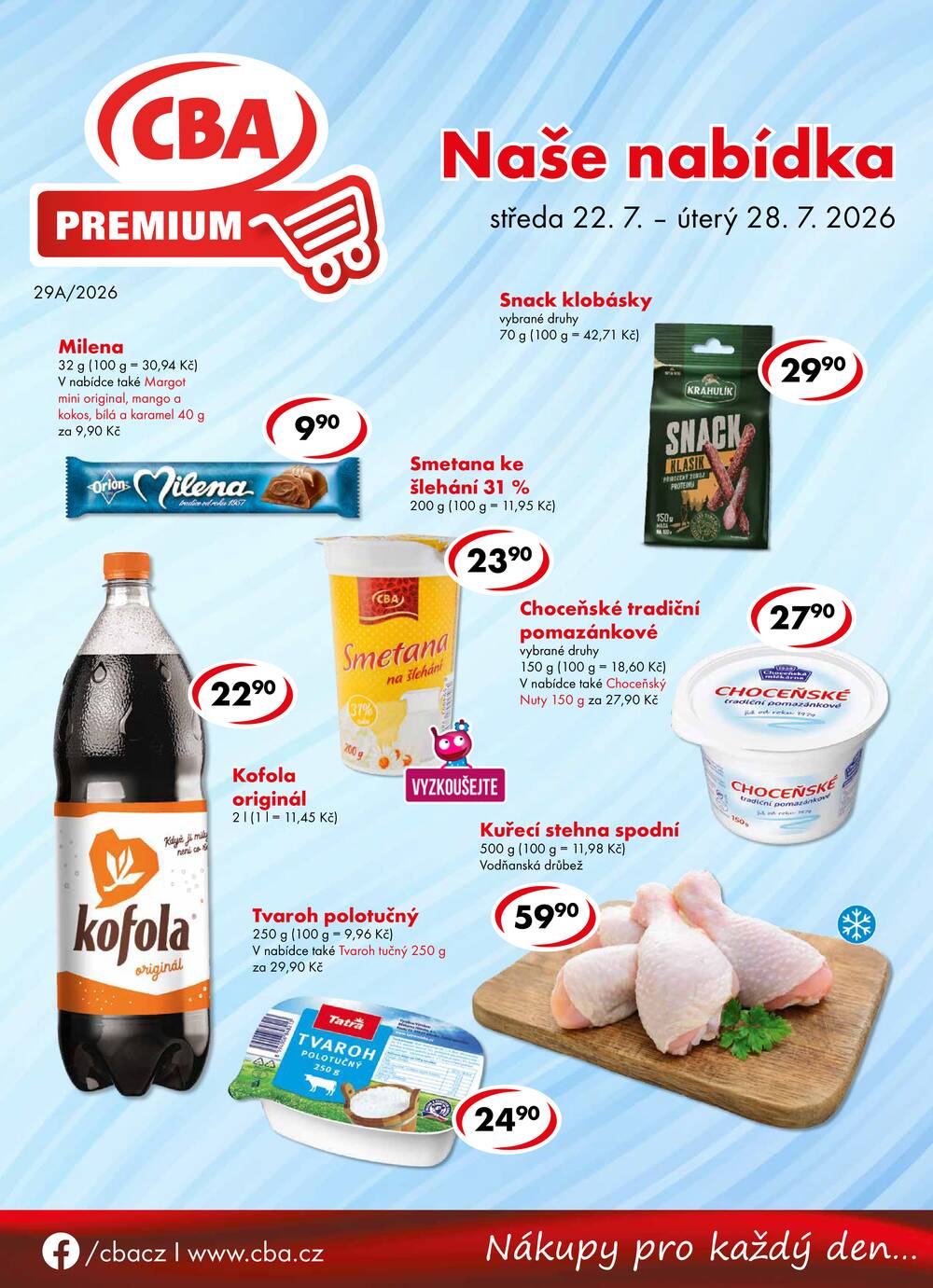 CBA Premium od 22.7. do 28.7.2026