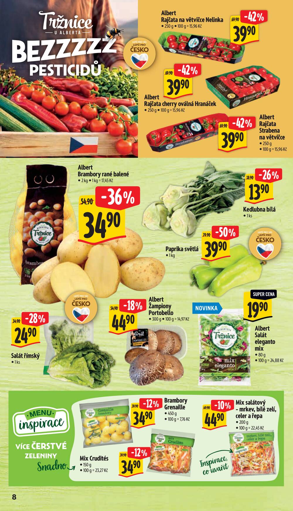 Leták Albert - Albert Supermarket od 22.7. do 28.7.2026 - strana 8 Leták Albert - Albert Supermarket od 22.7. do 28.7.2026 - strana 8