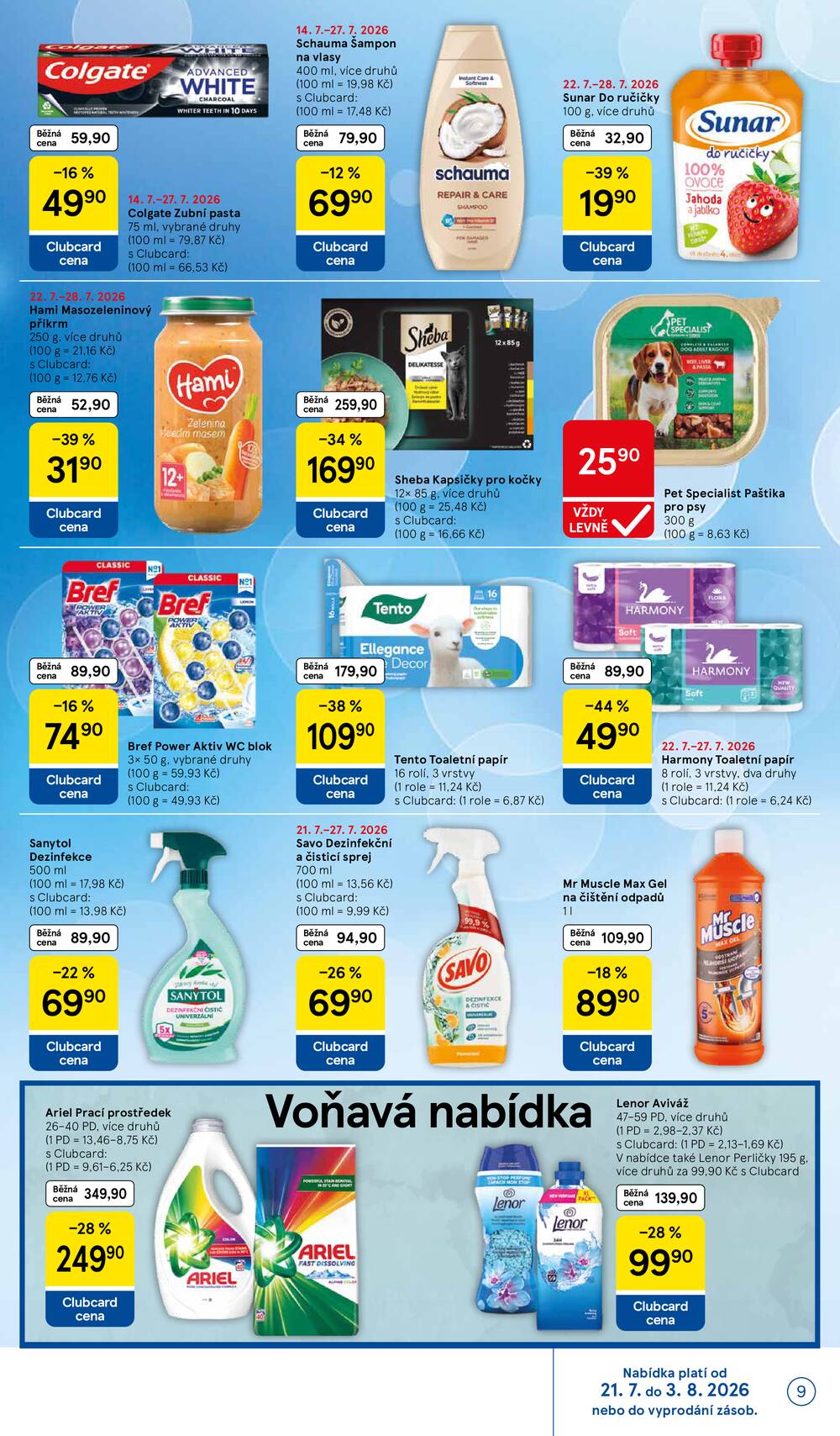 Leták Tesco - Tesco supermarkety od 22.7. do 28.7.2026 - strana 9 Leták Tesco - Tesco supermarkety od 22.7. do 28.7.2026 - strana 9