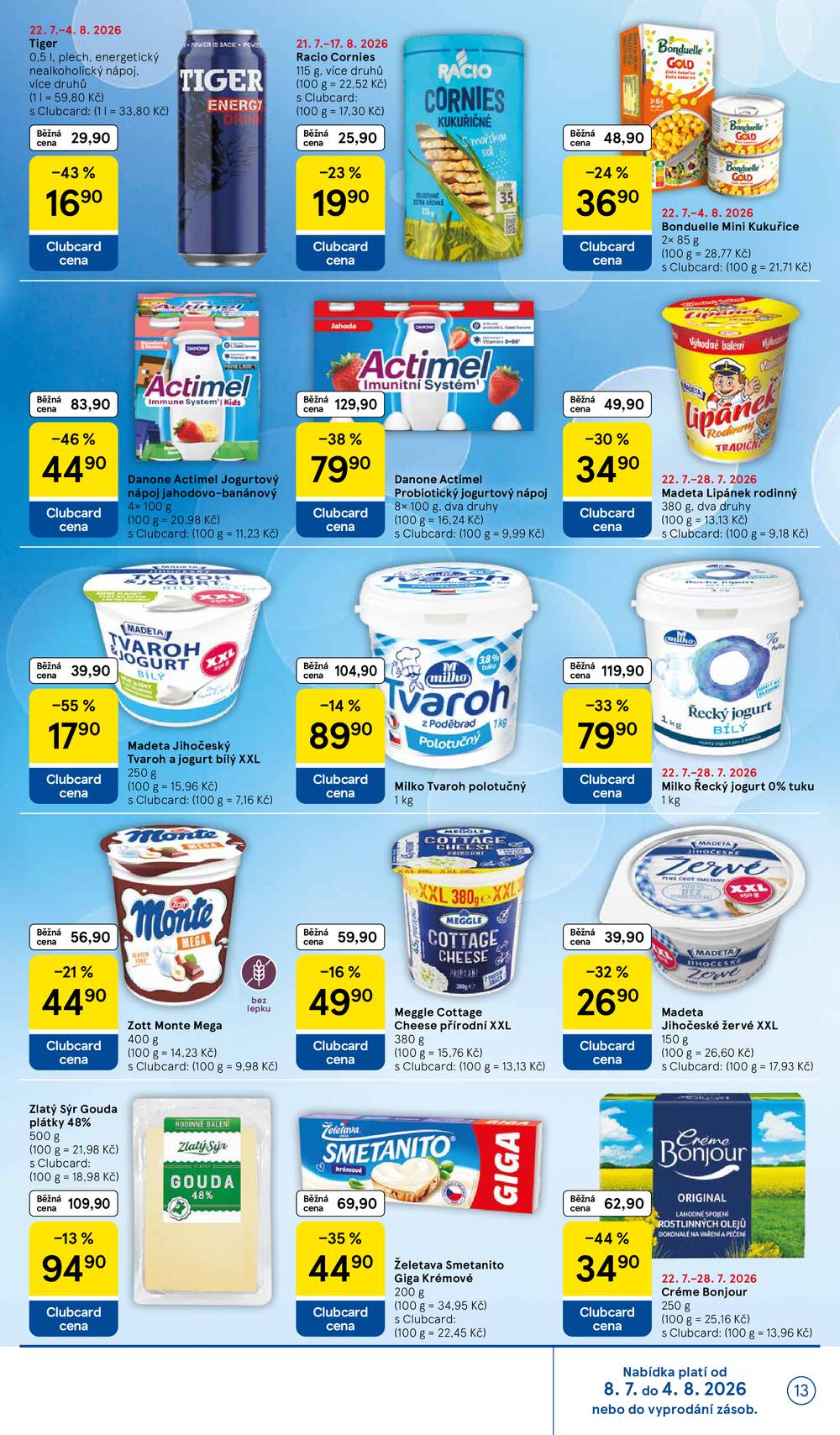 Leták Tesco - Tesco supermarkety od 22.7. do 28.7.2026 - strana 13