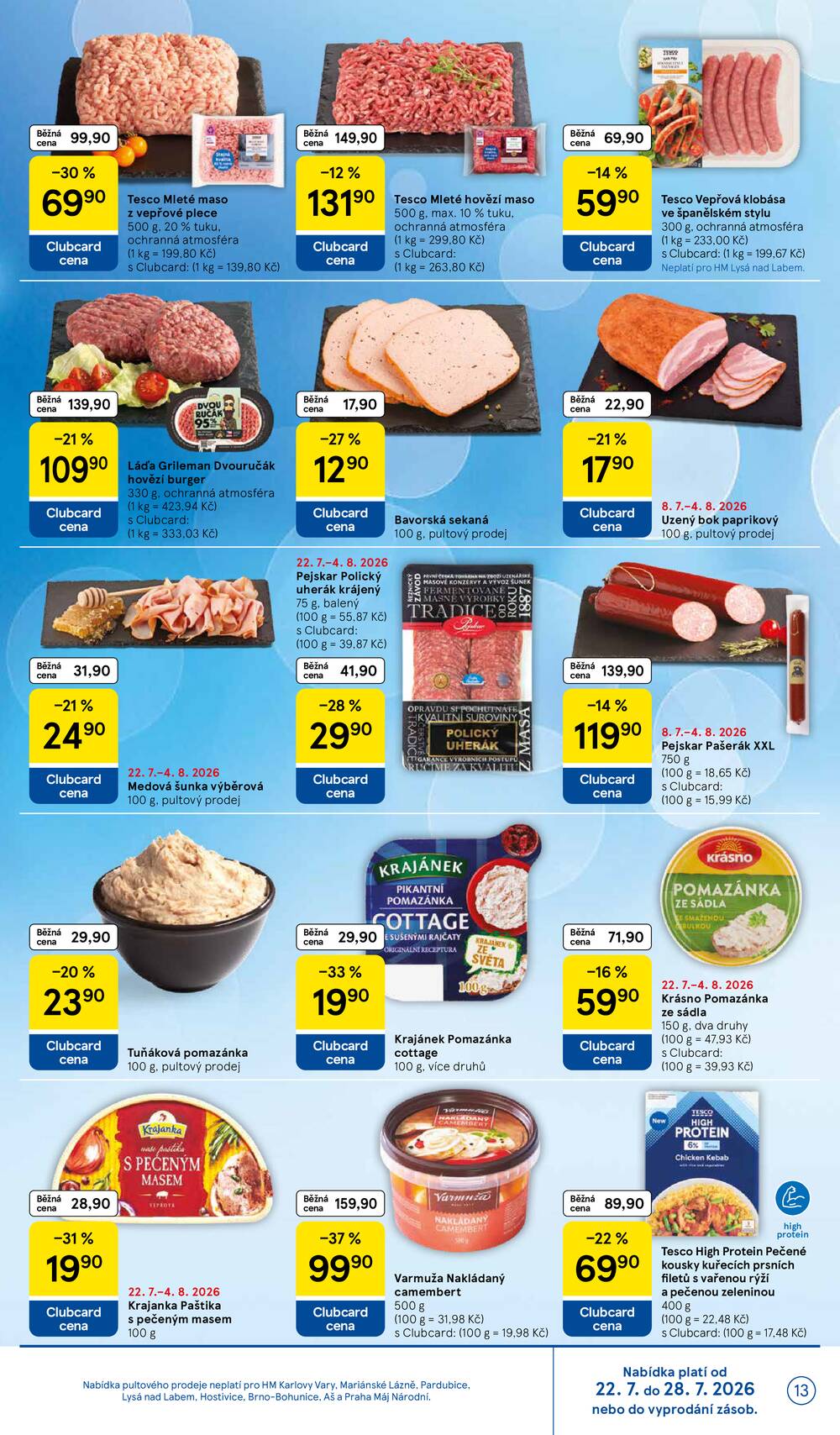 Tesco hypermarkety od 22.7. do 28.7.2026