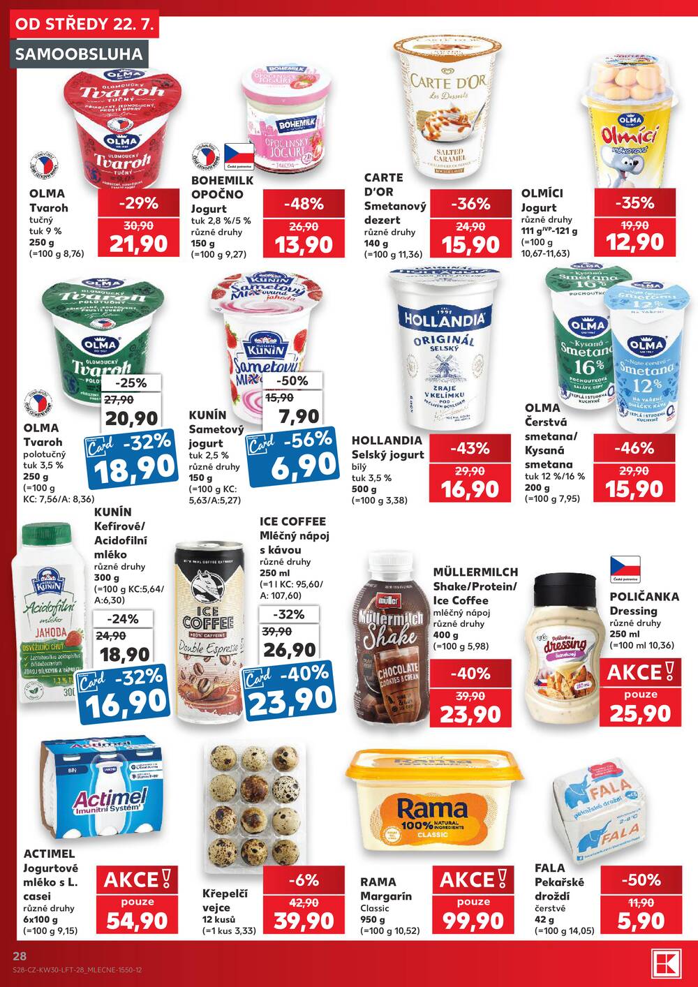 Leták Kaufland - Kaufland 22.7. - 28.7. - Kaufland - Třeboň - strana 28 Leták Kaufland - Kaufland 22.7. - 28.7. - Kaufland - Třeboň - strana 28