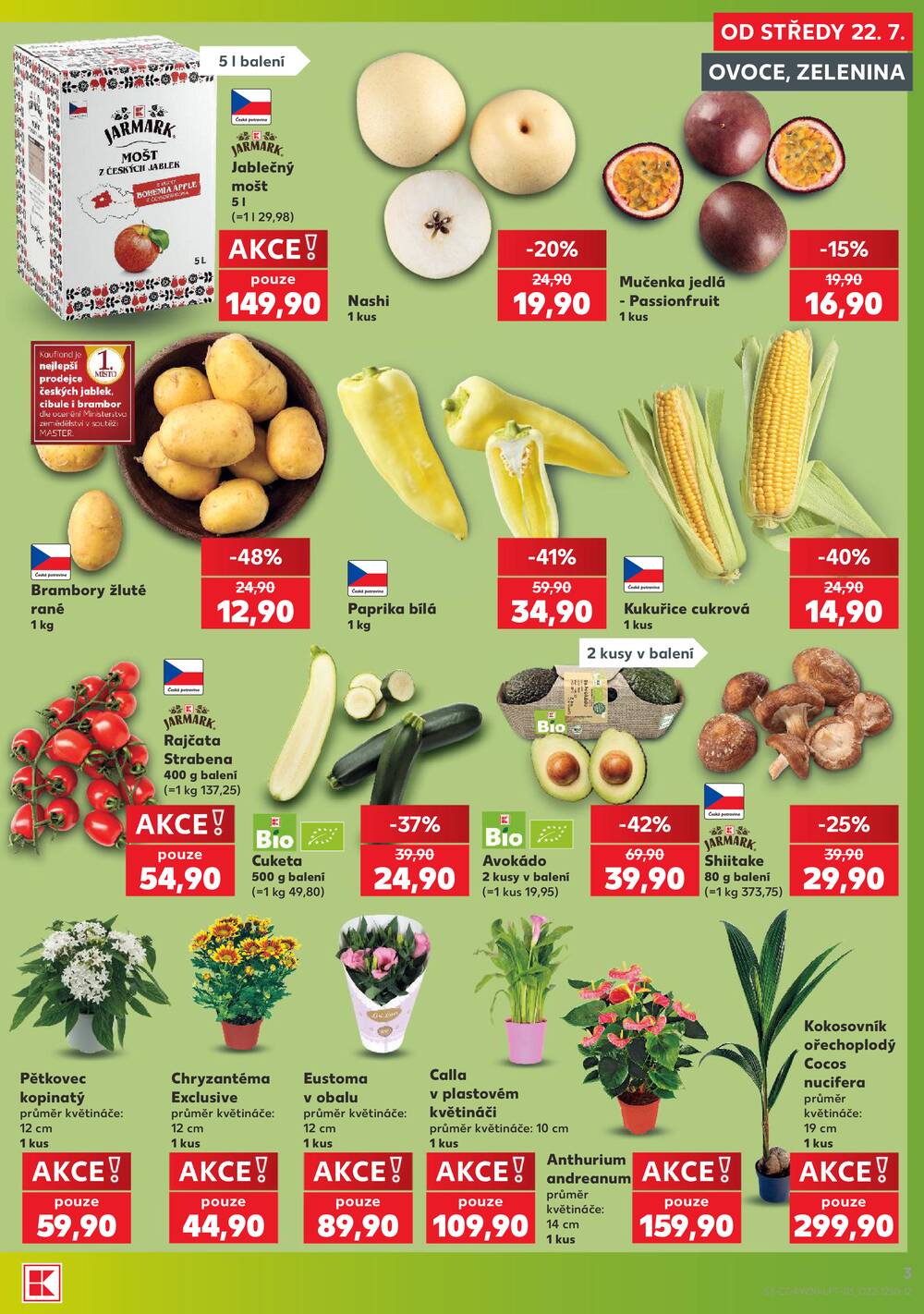 Leták Kaufland - Kaufland 22.7. - 28.7. - Kaufland - Praha - Horní Měcholupy - strana 3 Leták Kaufland - Kaufland 22.7. - 28.7. - Kaufland - Praha - Horní Měcholupy - strana 3