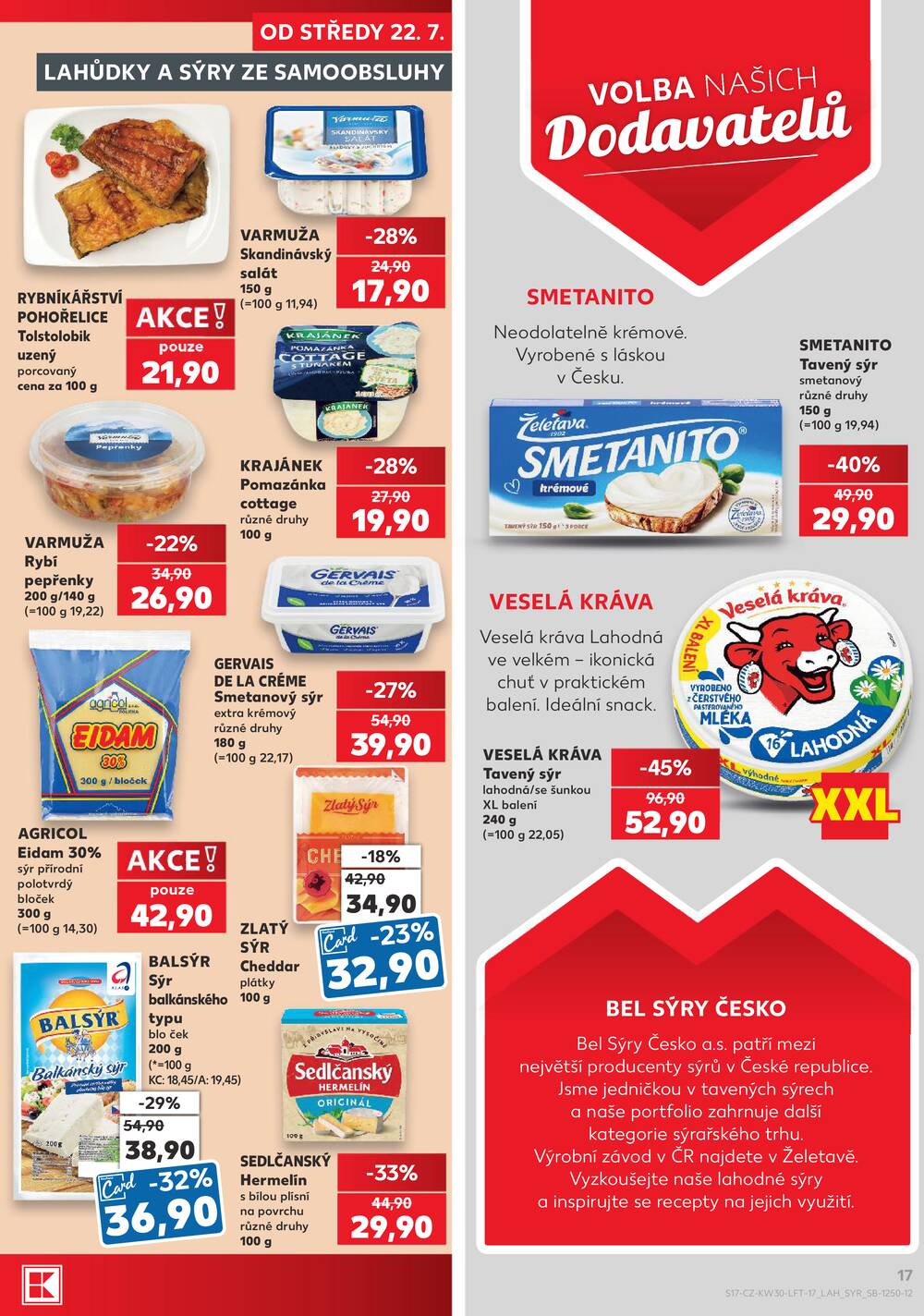 Leták Kaufland - Kaufland 22.7. - 28.7. - Kaufland Praha Čestlice - strana 17