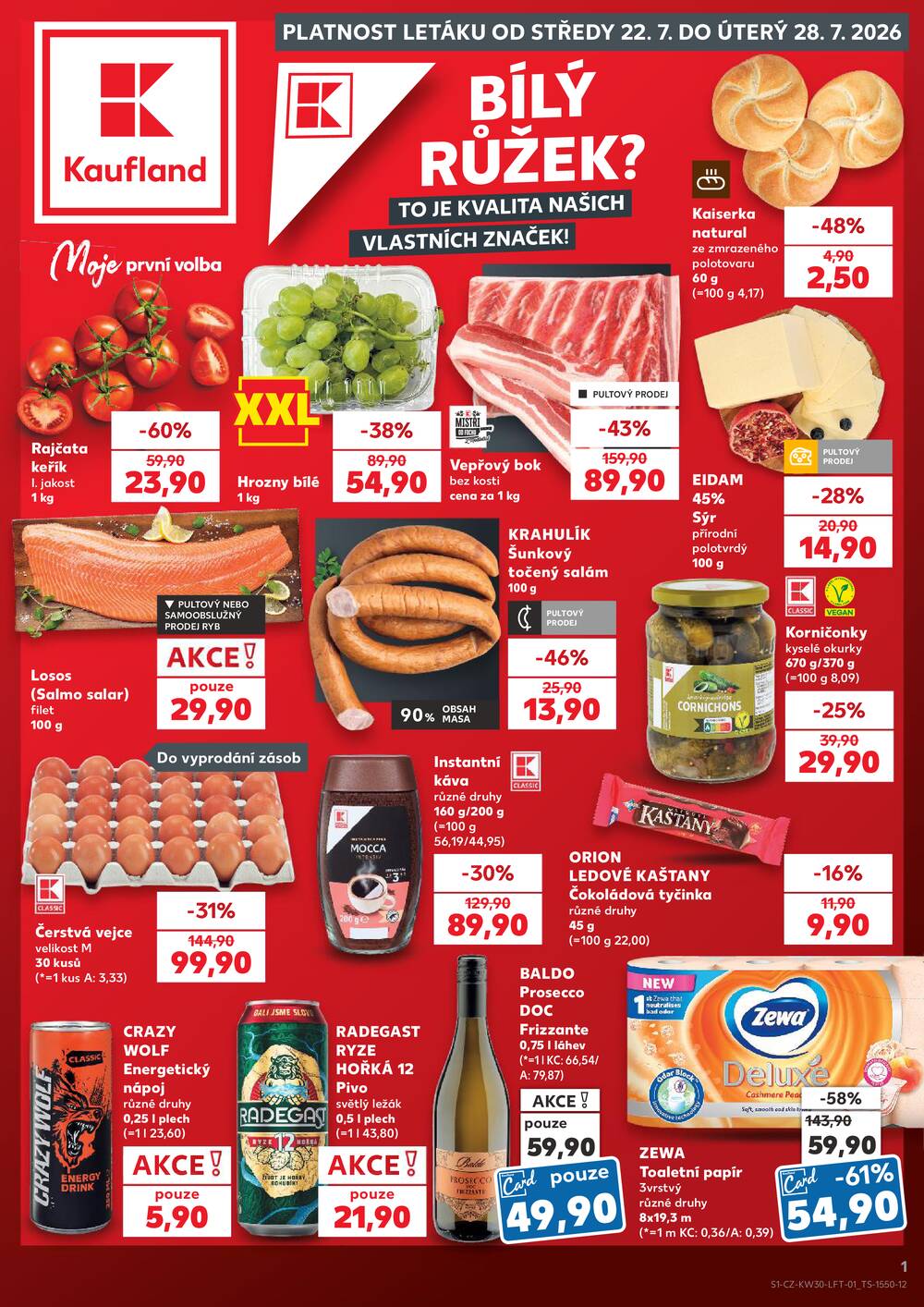 Leták Kaufland - Kaufland 22.7. - 28.7. - Kaufland - Strakonice - strana 1