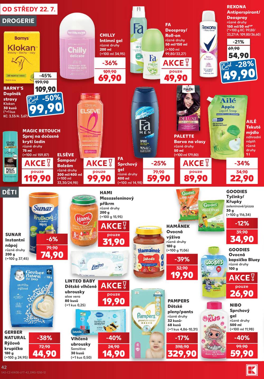 Kaufland 22.7. - 28.7. - Kaufland - Děčín
