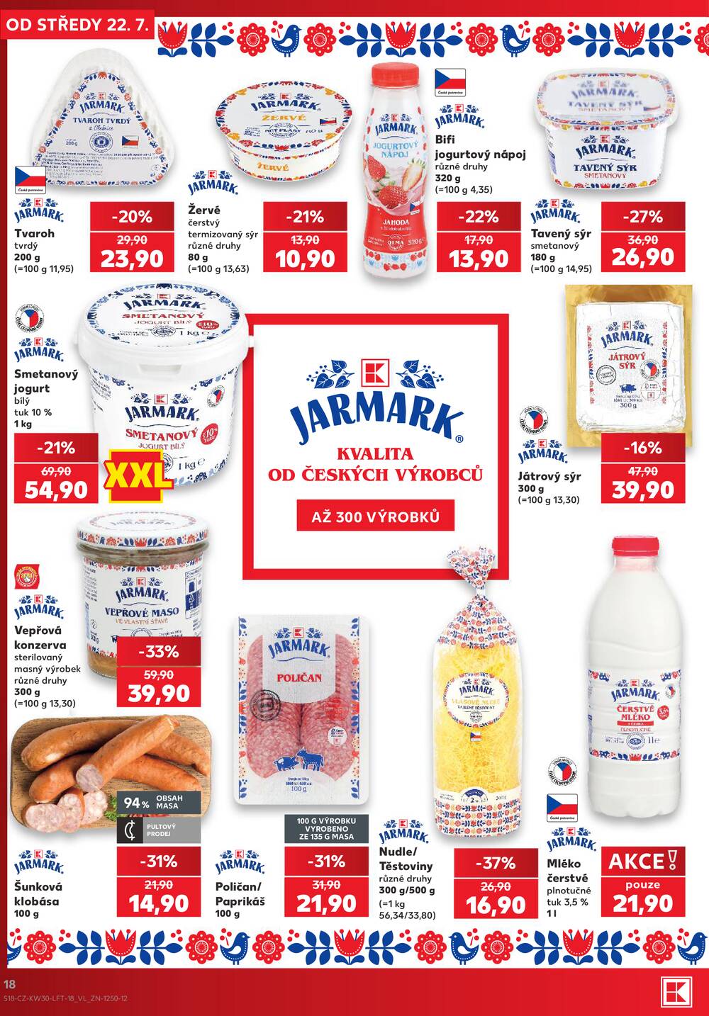 Leták Kaufland - Kaufland 22.7. - 28.7. - Kaufland - Mladá Boleslav - strana 18