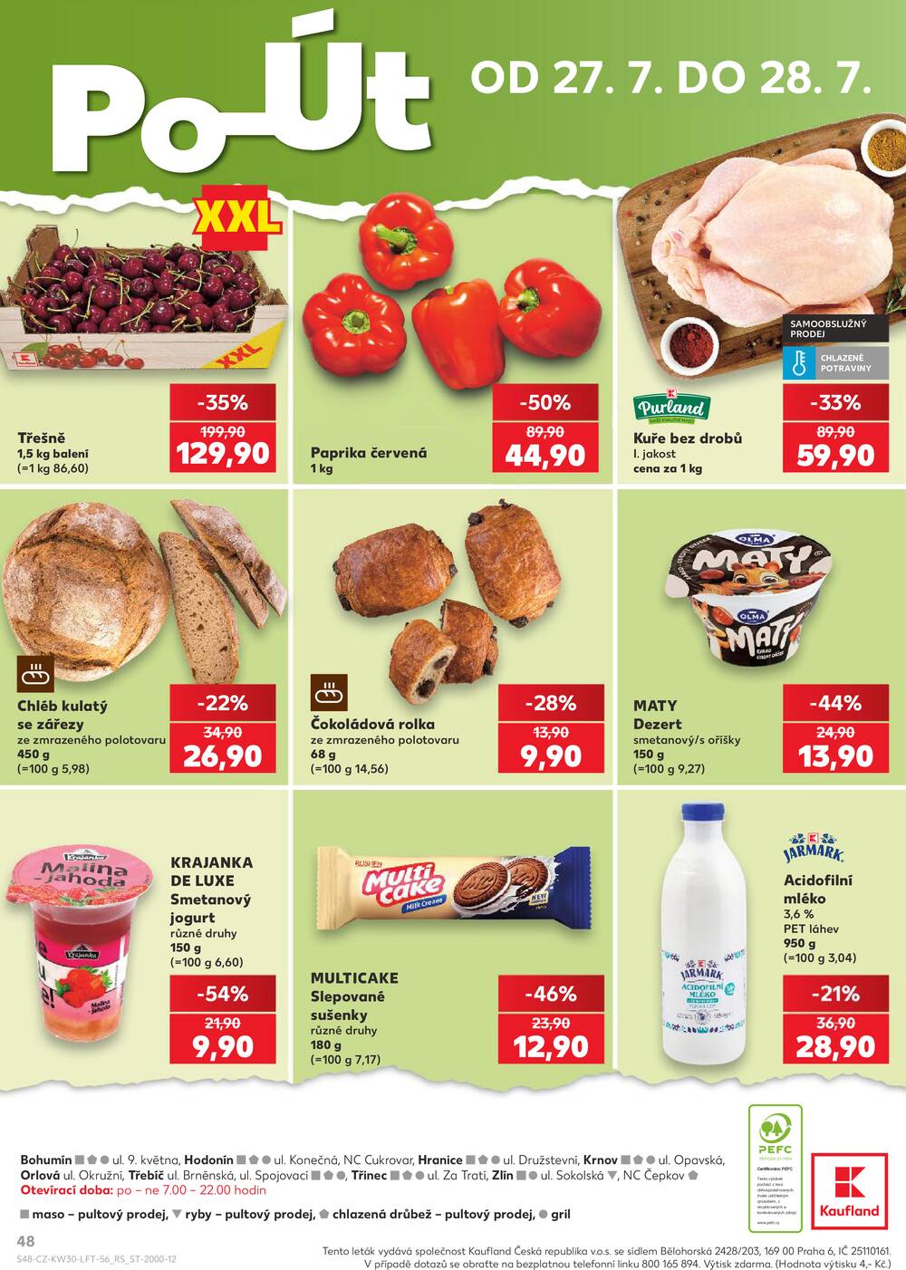 Kaufland 22.7. - 28.7. - Kaufland - Třinec - Lyžbice