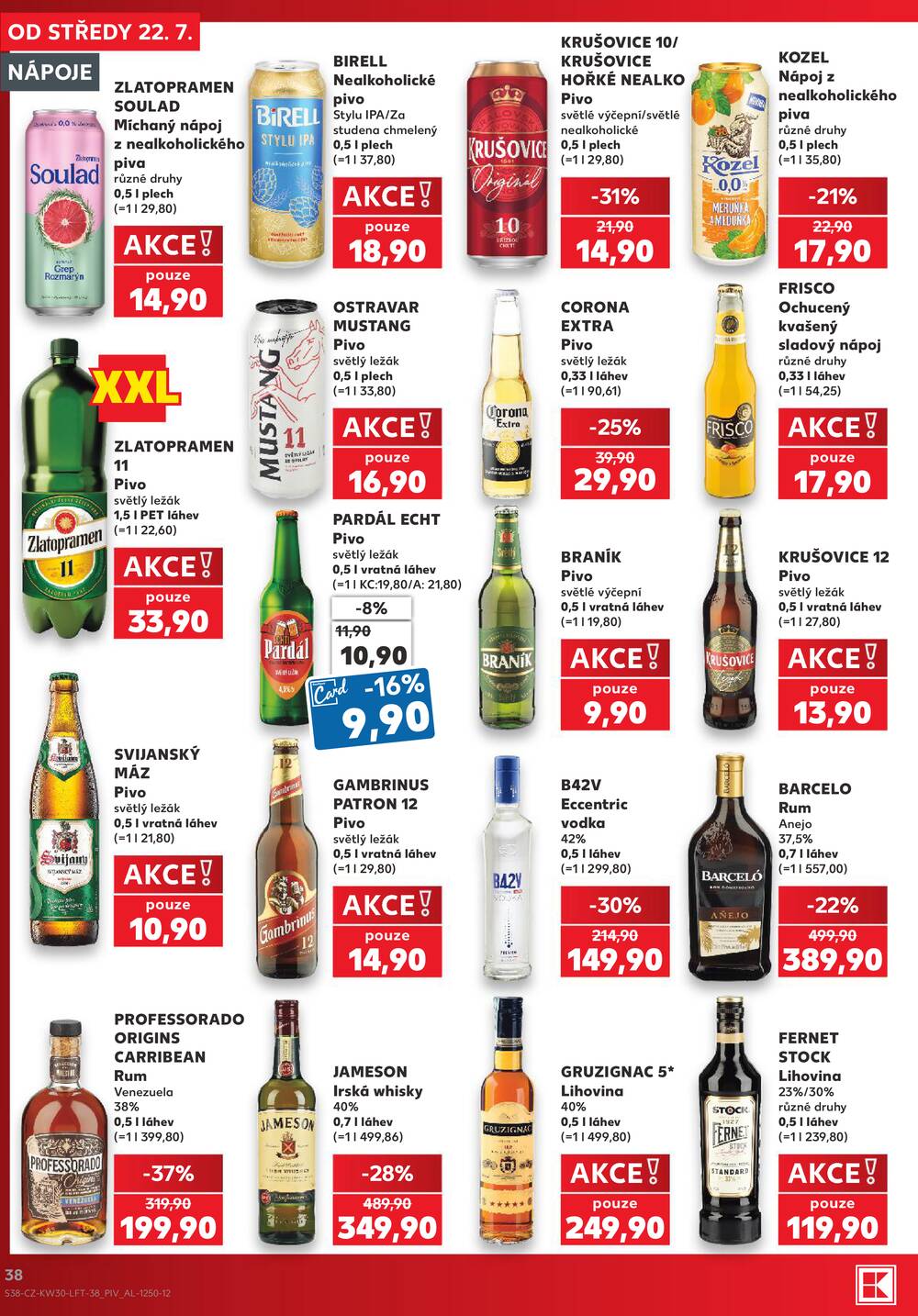 Kaufland 22.7. - 28.7. - Kaufland České Budějovice II - Milady Horákové