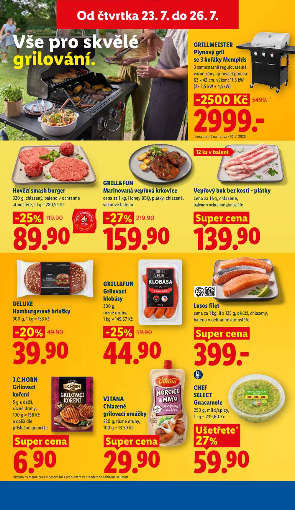 Lidl Čtvrtek od 23.7. do 26.7.2026