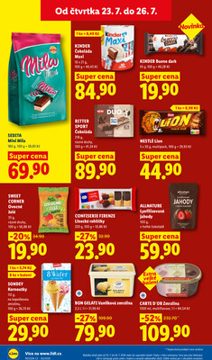 Lidl Čtvrtek od 23.7. do 26.7.2026