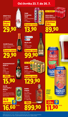 Lidl Čtvrtek od 23.7. do 26.7.2026