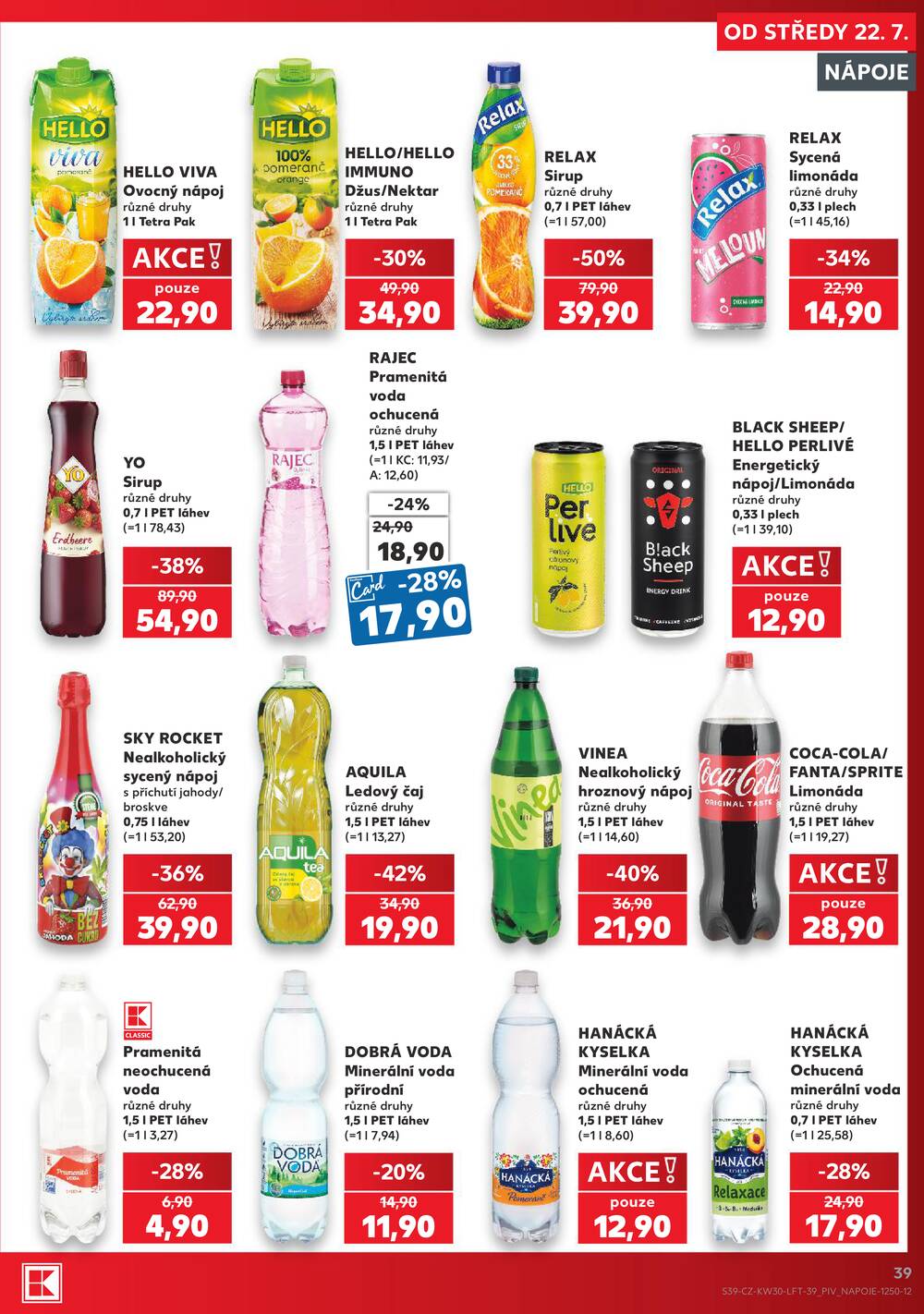Leták Kaufland - Kaufland 22.7. - 28.7. - Kaufland - Brno - Ponava - strana 39 Leták Kaufland - Kaufland 22.7. - 28.7. - Kaufland - Brno - Ponava - strana 39