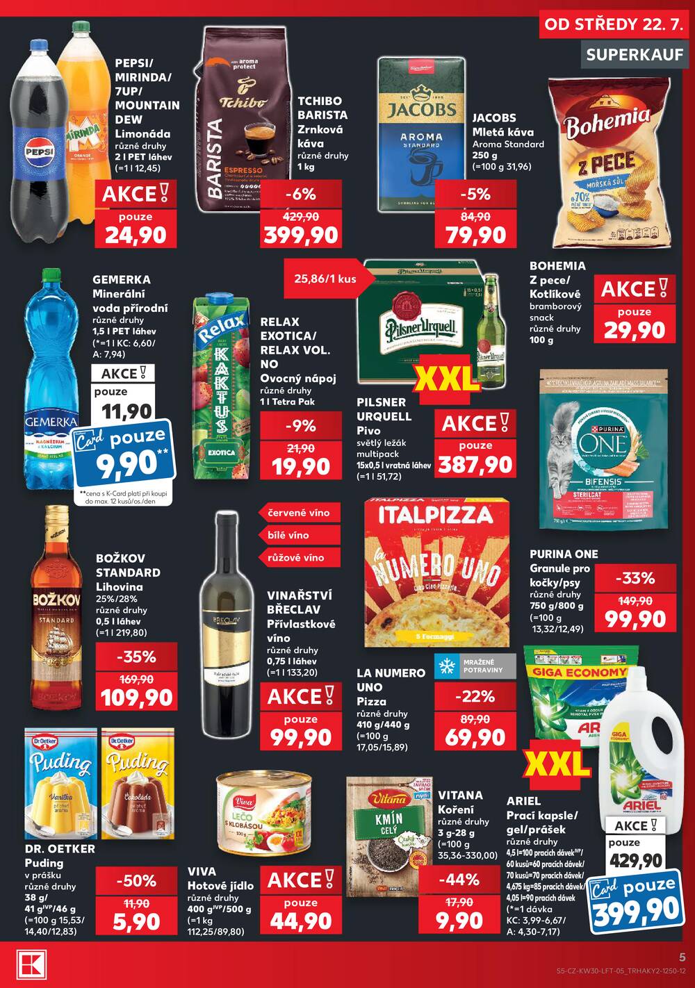 Leták Kaufland - Kaufland 22.7. - 28.7. - Kaufland - Chomutov - centrum - strana 5