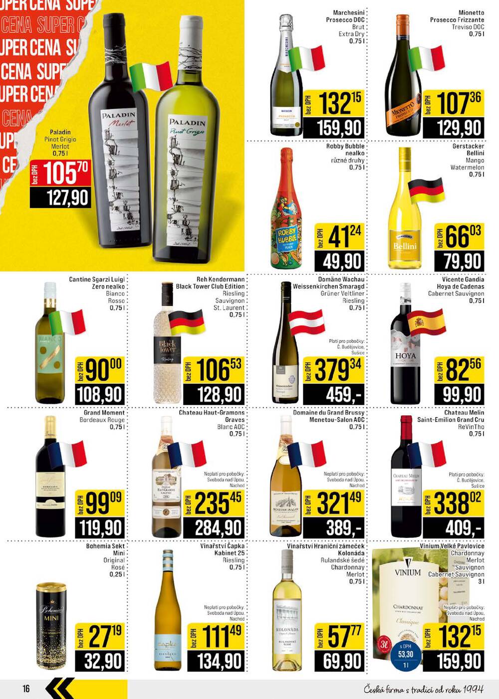 JIP Cash & Carry České Budějovice, Most, Náchod, Polička, Sušice a Svoboda nad Úpou od 22.7. do 28.7.2026