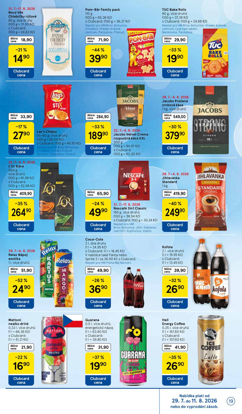 Leták Tesco - Tesco hypermarkety od 29.7. do 4.8.2026 - strana 19