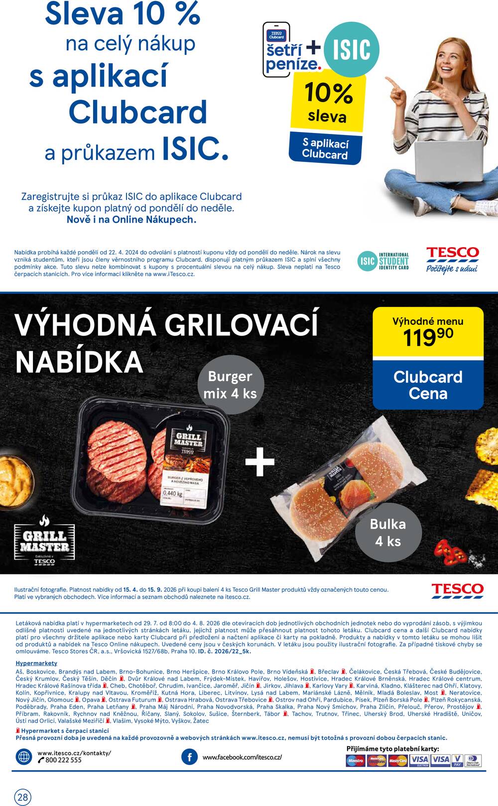 Leták Tesco - Tesco hypermarkety od 29.7. do 4.8.2026 - strana 28