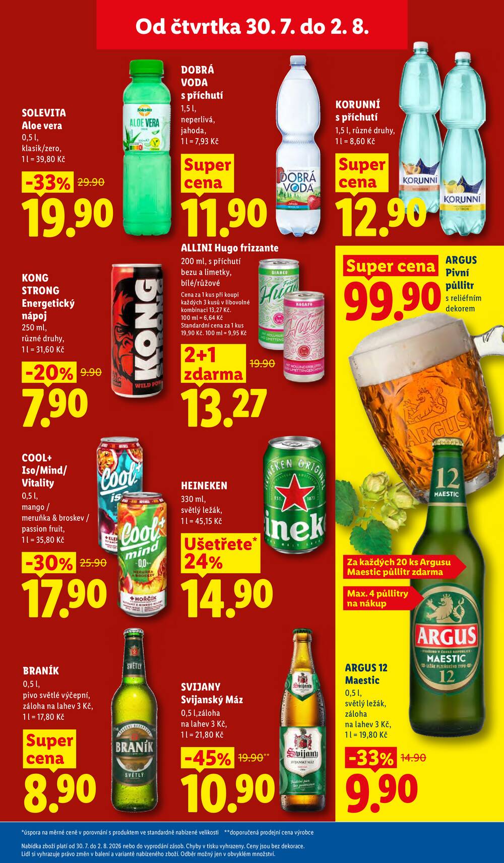 Lidl Čtvrtek od 30.7. do 2.8.2026