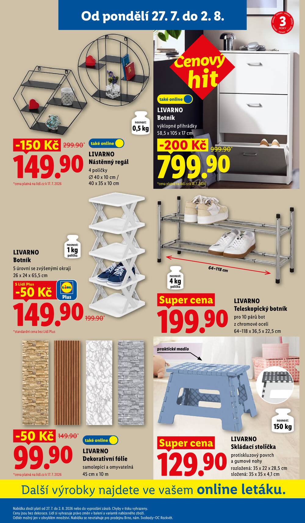 Lidl Spotřební zboží 27.7. - 2.8.