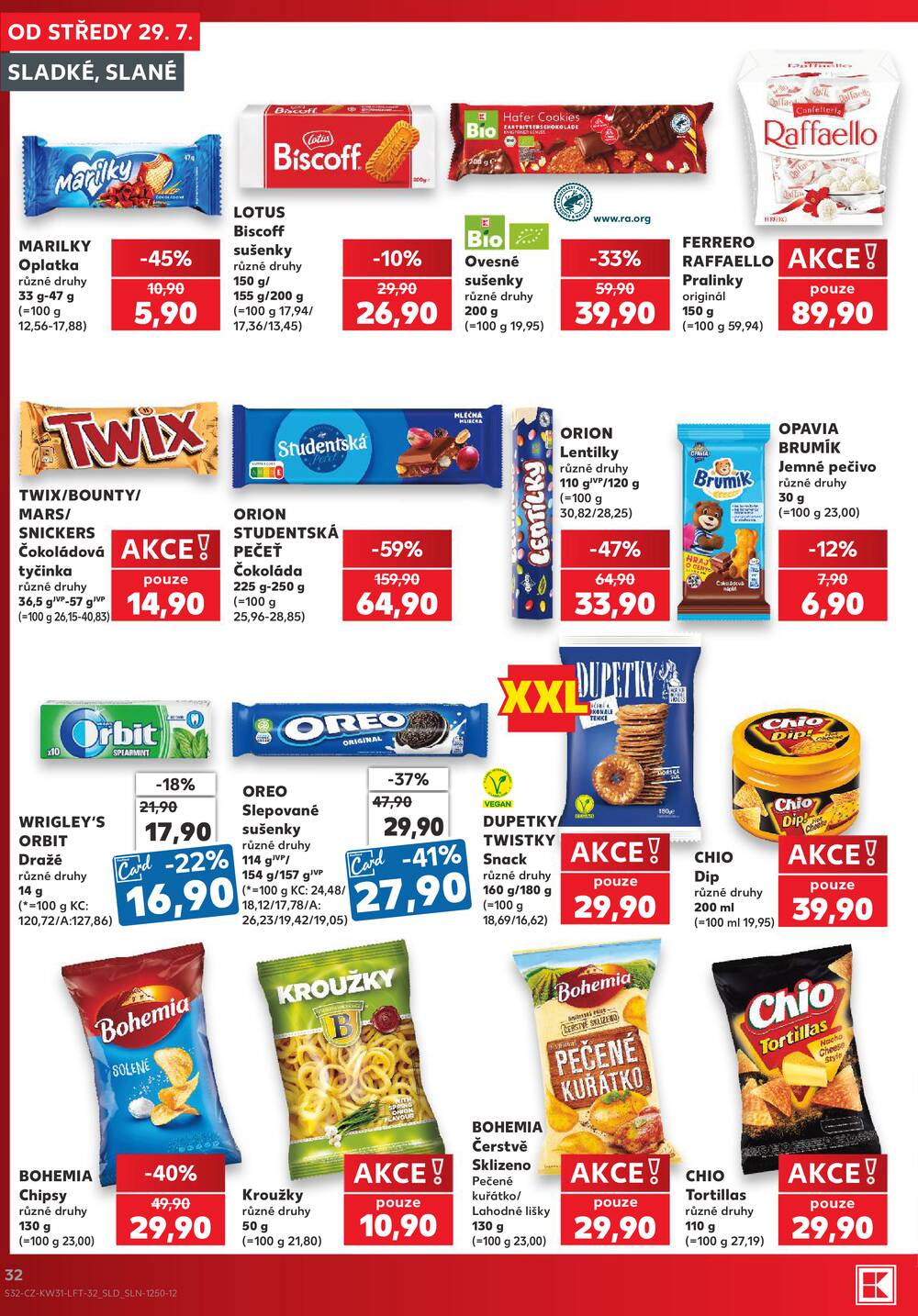 Kaufland 29.7. - 4.8. - Kaufland - Praha 6 (Podbaba)
