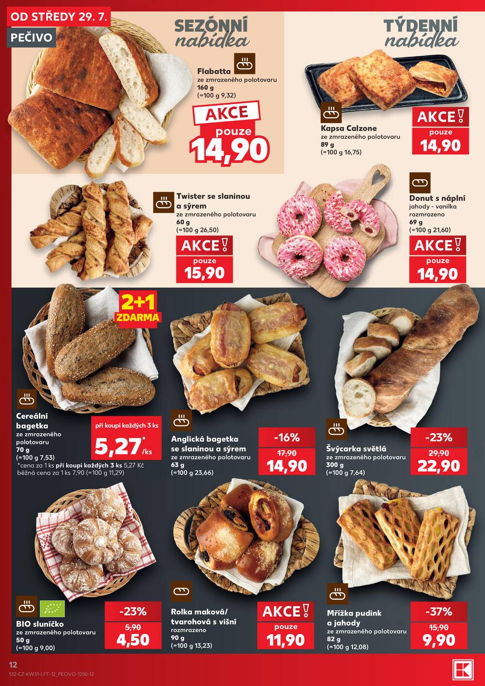 Leták Kaufland - Kaufland 29.7. - 4.8. - Kaufland - Praha 3 (Jarov) - strana 12