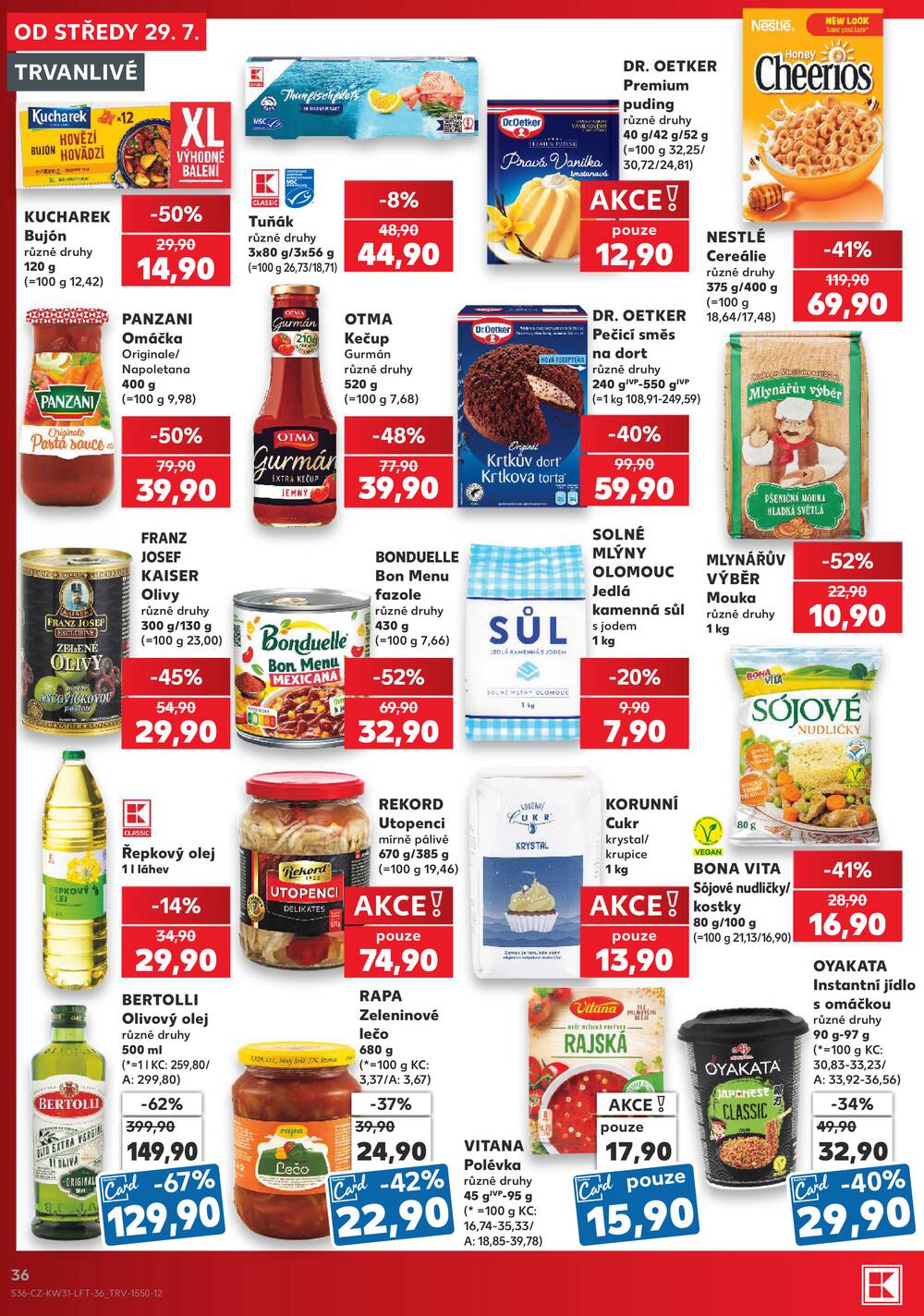 Leták Kaufland - Kaufland 29.7. - 4.8. - Kaufland - Chrudim - strana 36 Leták Kaufland - Kaufland 29.7. - 4.8. - Kaufland - Chrudim - strana 36